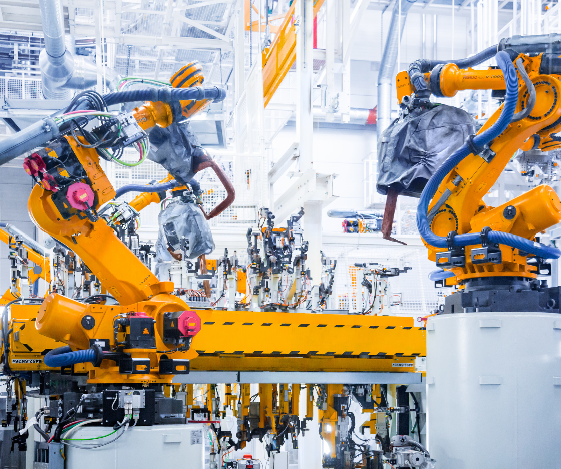 Equipment, Vehicles & Machinery Industrial machinery on a production line